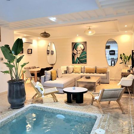 Riad Melilo Avec Piscine Chauffee Marrakesch Exterior foto