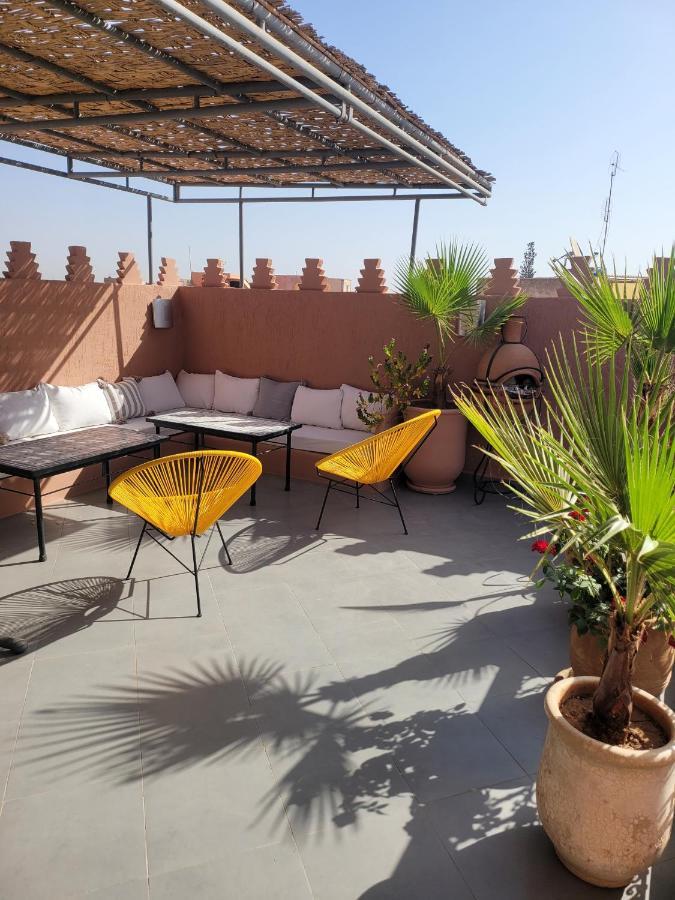Riad Melilo Avec Piscine Chauffee Marrakesch Exterior foto