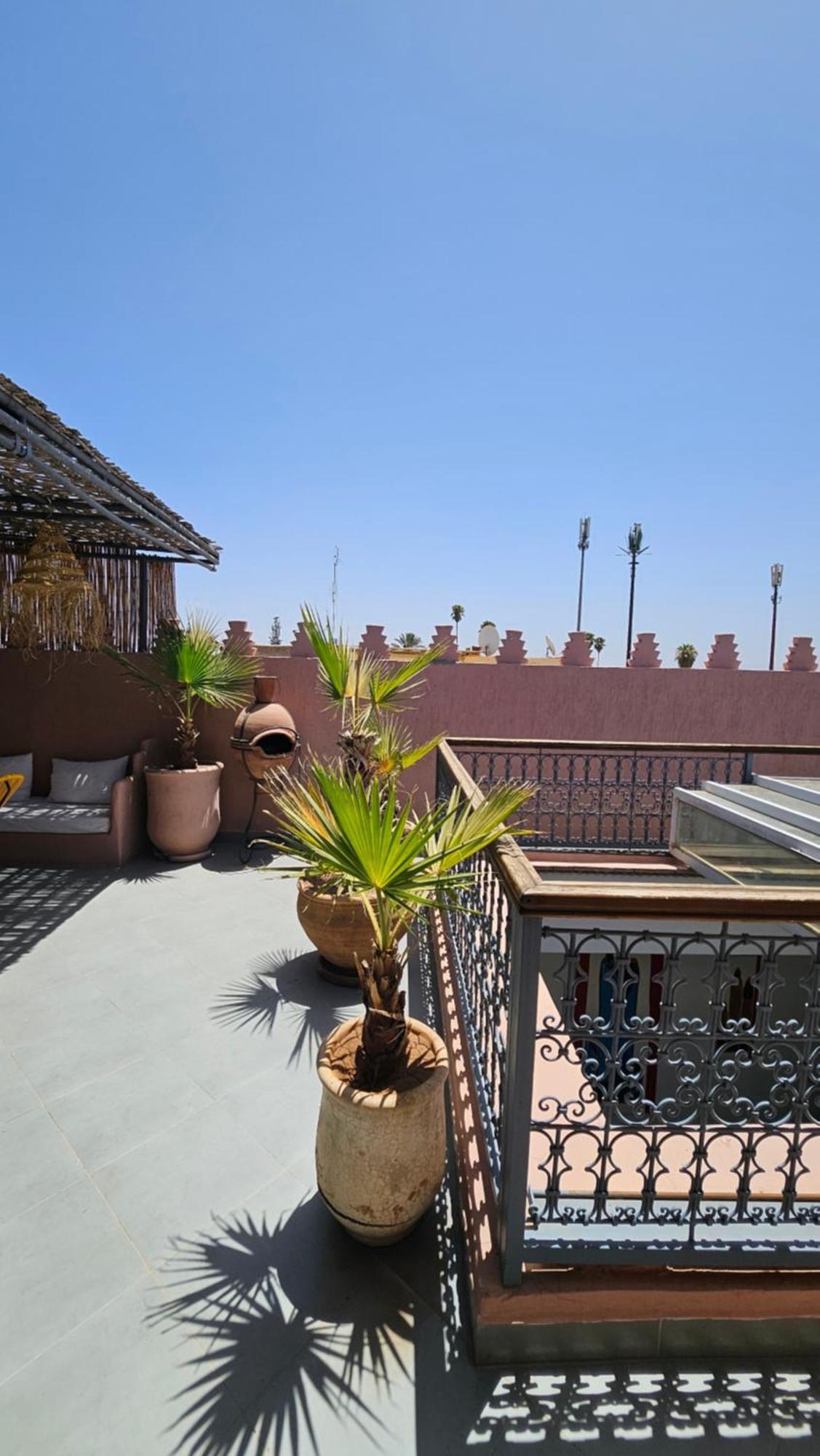 Riad Melilo Avec Piscine Chauffee Marrakesch Exterior foto