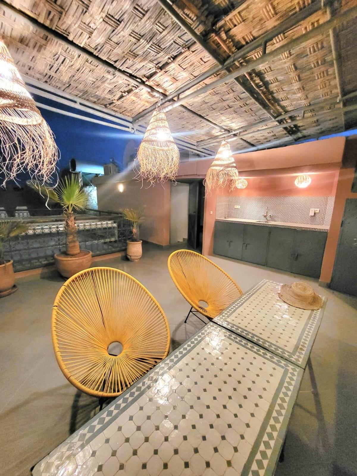 Riad Melilo Avec Piscine Chauffee Marrakesch Exterior foto